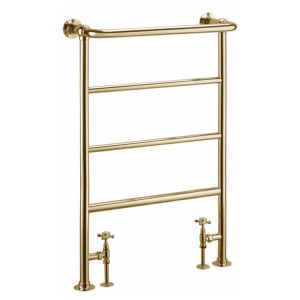 Burlington Berkeley Gold Traditional Towel Rail 950 x 642mm