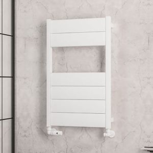 Eastbrook Kingswood Matt White Designer Towel Rail 820 x 500mm