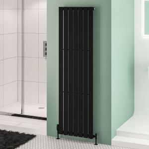 Eastbrook Warrington Type 10 Matt Black Steel Designer Radiator 1800 x 528mm