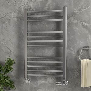 Eastbrook Wendover Polished Stainless Steel Towel Rail 800 x 500mm