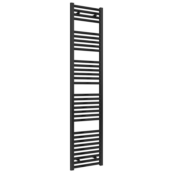 Reina Diva Black Towel Rail 1800 x 400mm