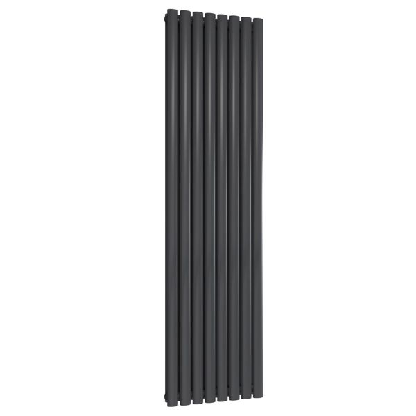 Reina Neva Anthracite Double Panel Designer Radiator 1800 x 472mm