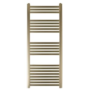 JTP VOS Brushed Brass Towel Rail 1200 x 500mm
