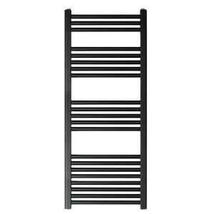 JTP VOS Matt Black Towel Rail 1200 x 500mm