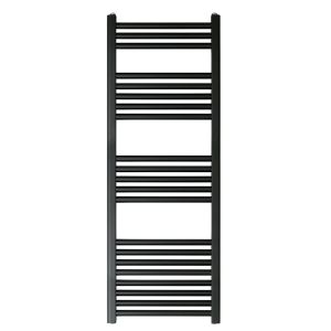 JTP VOS Matt Black Towel Rail 1200 x 400mm
