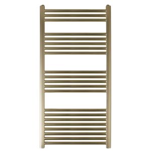 JTP VOS Brushed Brass Towel Rail 1200 x 600mm