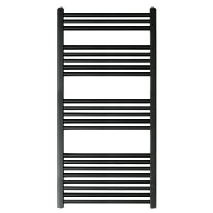 JTP VOS Matt Black Towel Rail 1200 x 600mm
