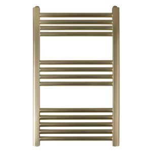 JTP VOS Brushed Brass Towel Rail 800 x 500mm