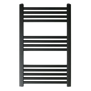 JTP VOS Matt Black Towel Rail 800 x 500mm