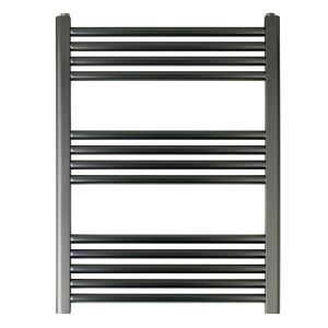 JTP VOS Brushed Black Towel Rail 800 x 600mm