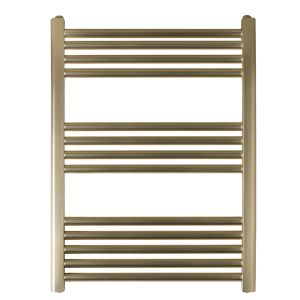JTP VOS Brushed Brass Towel Rail 800 x 600mm