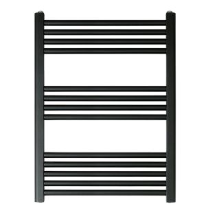 JTP VOS Matt Black Towel Rail 800 x 600mm