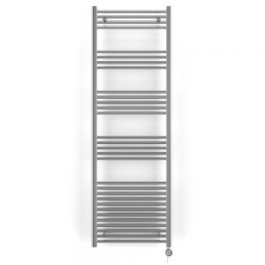 Terma Leo Chrome Electric Towel Rail with MEG Element 1800 x 600mm