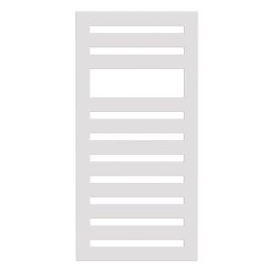 Zehnder Metropolitan Spa White Designer Towel Rail 1225 x 600mm