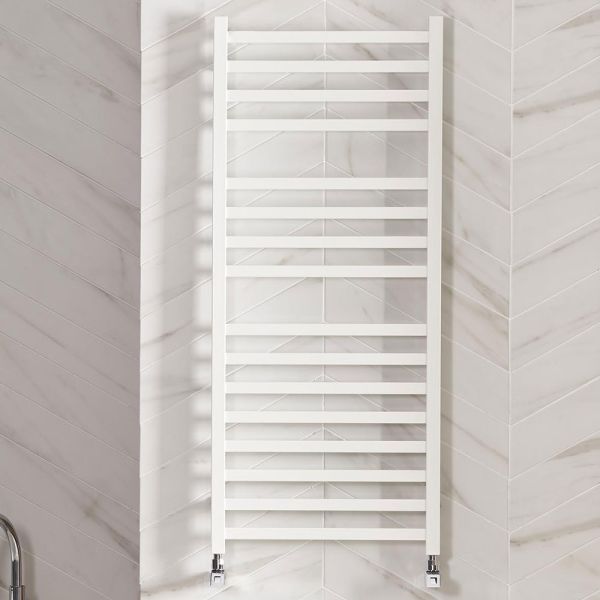 Zehnder Vision White Towel Rail 1816 x 600mm, Heated Towel Rails, QV
